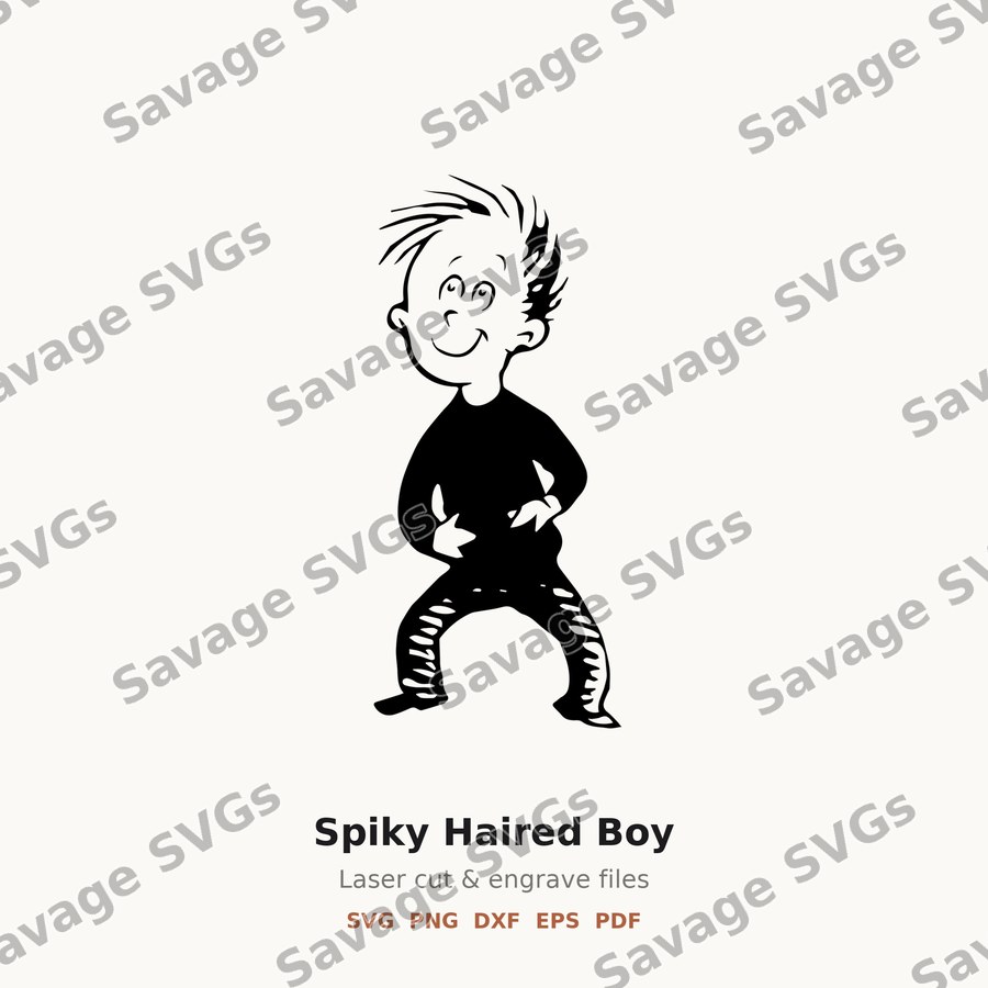 Spiky Haired Boy