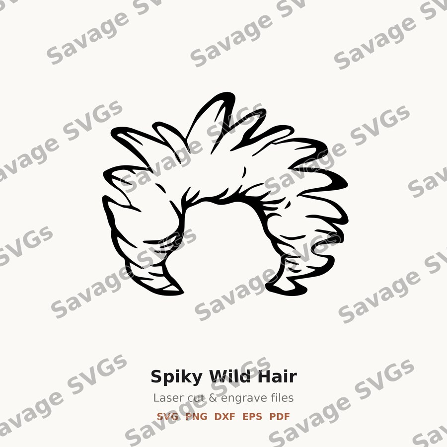 Spiky Wild Hair