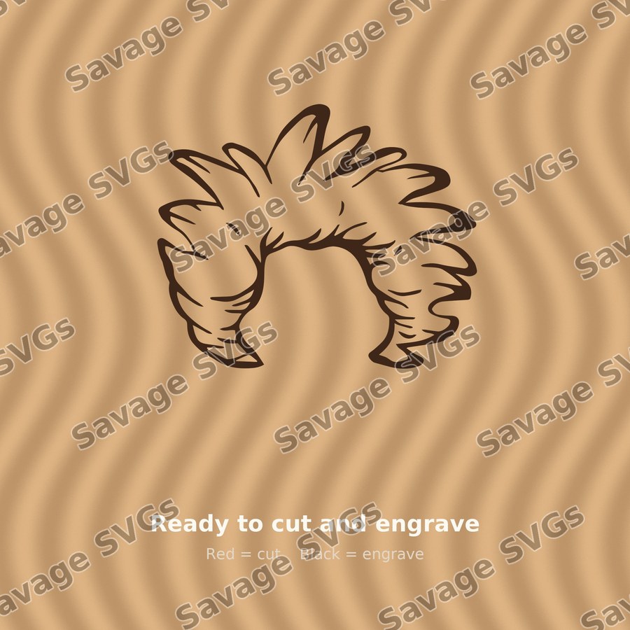 Spiky Wild Hair