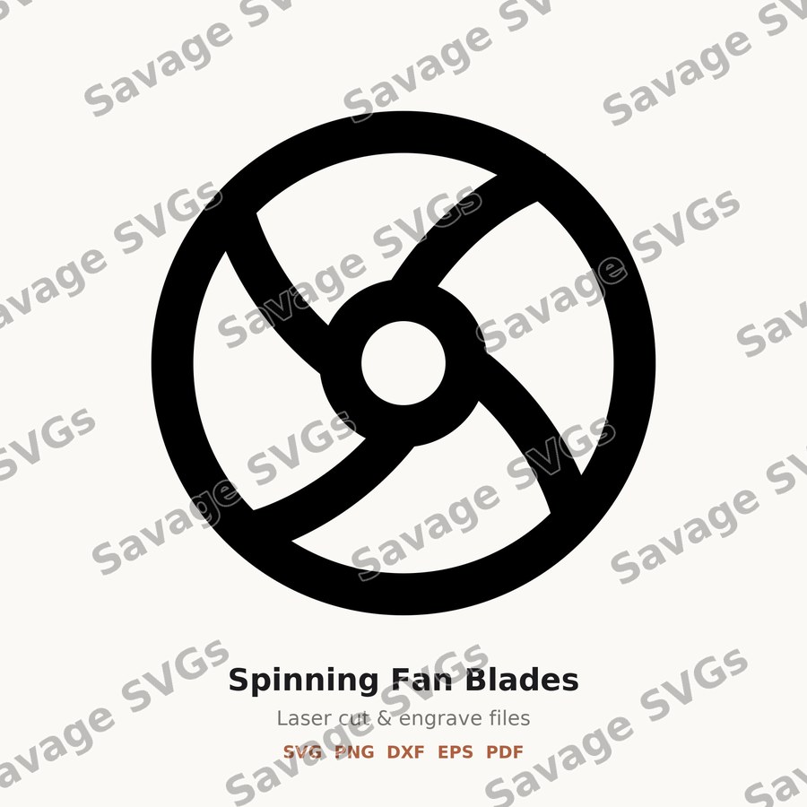 Spinning Fan Blades