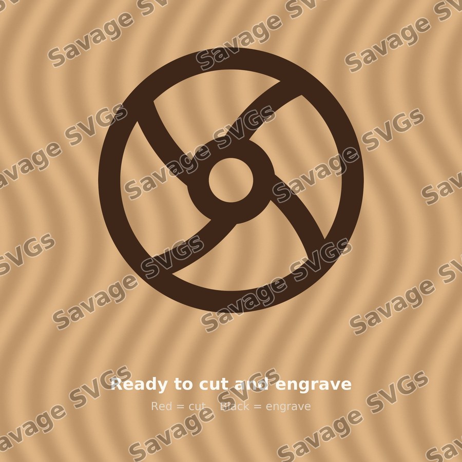 Spinning Fan Blades