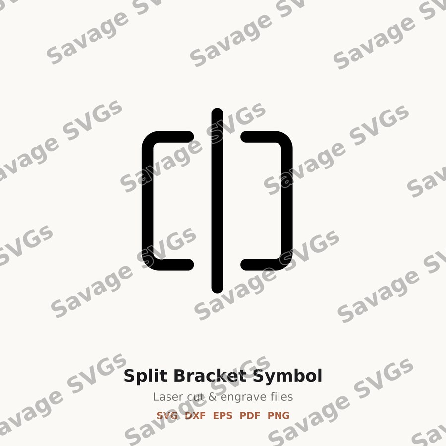 Split Bracket Symbol