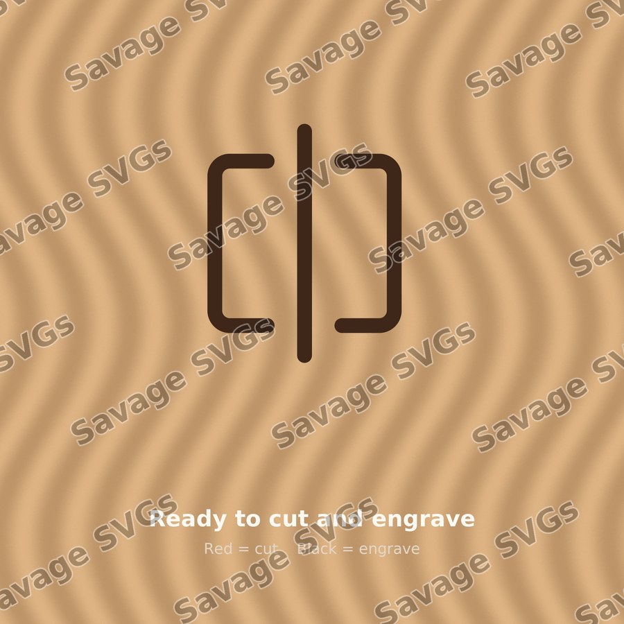 Split Bracket Symbol