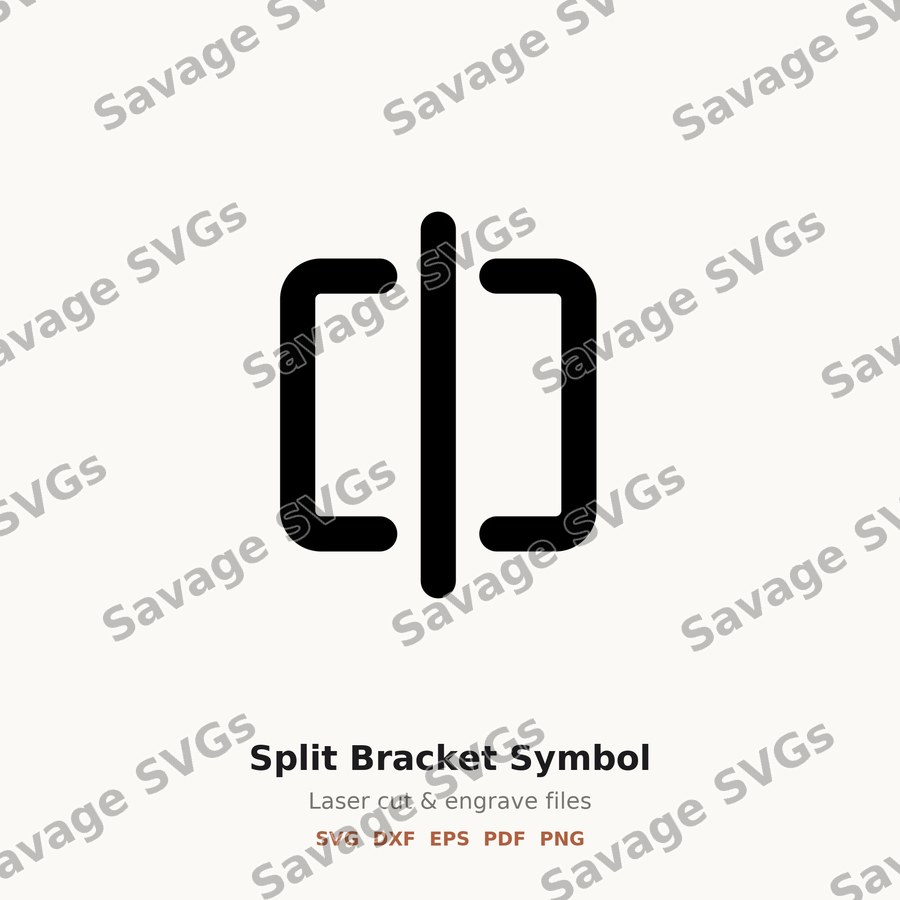 Split Bracket Symbol
