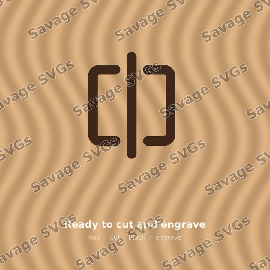 Split Bracket Symbol