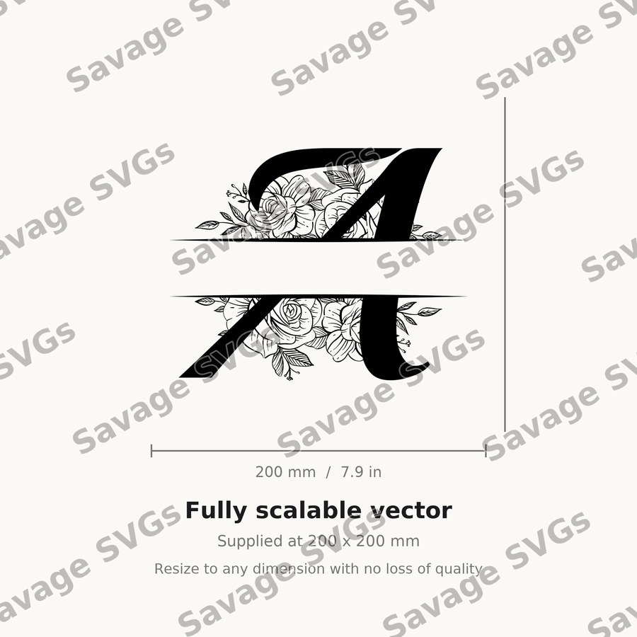 Split Monogram Spilt Letter 1 01