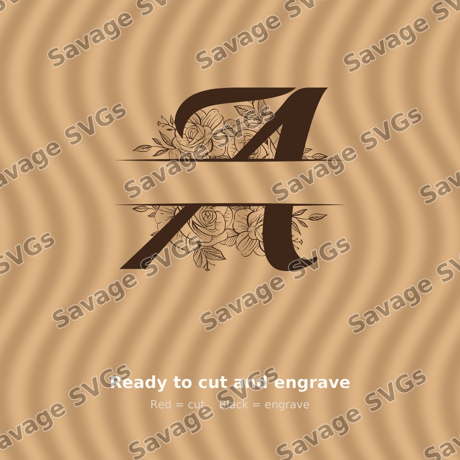Split Monogram Spilt Letter 1 01