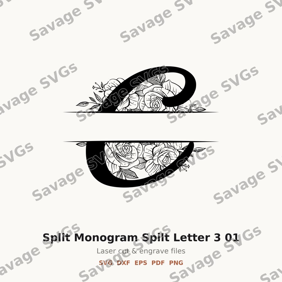 Split Monogram Spilt Letter 3 01
