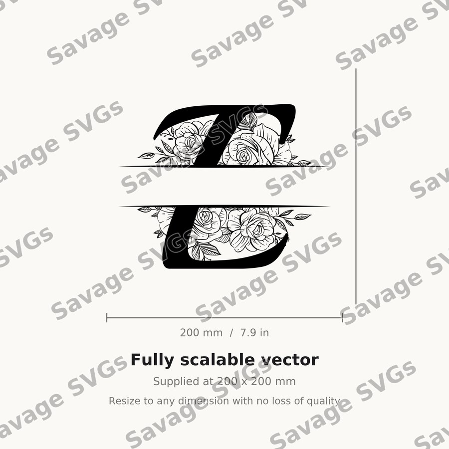 Split Monogram Spilt Letter 5 01