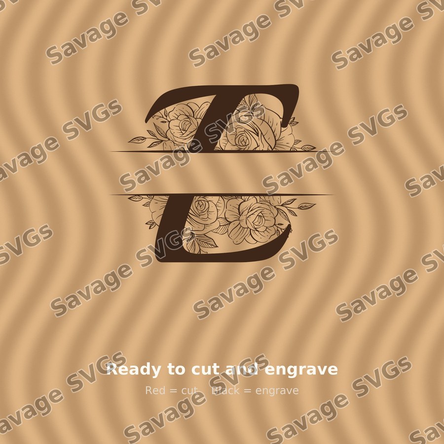 Split Monogram Spilt Letter 5 01