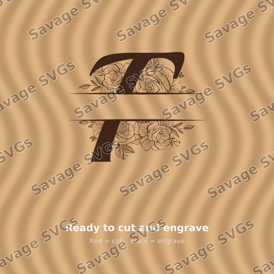 Split Monogram Spilt Letter 6 01