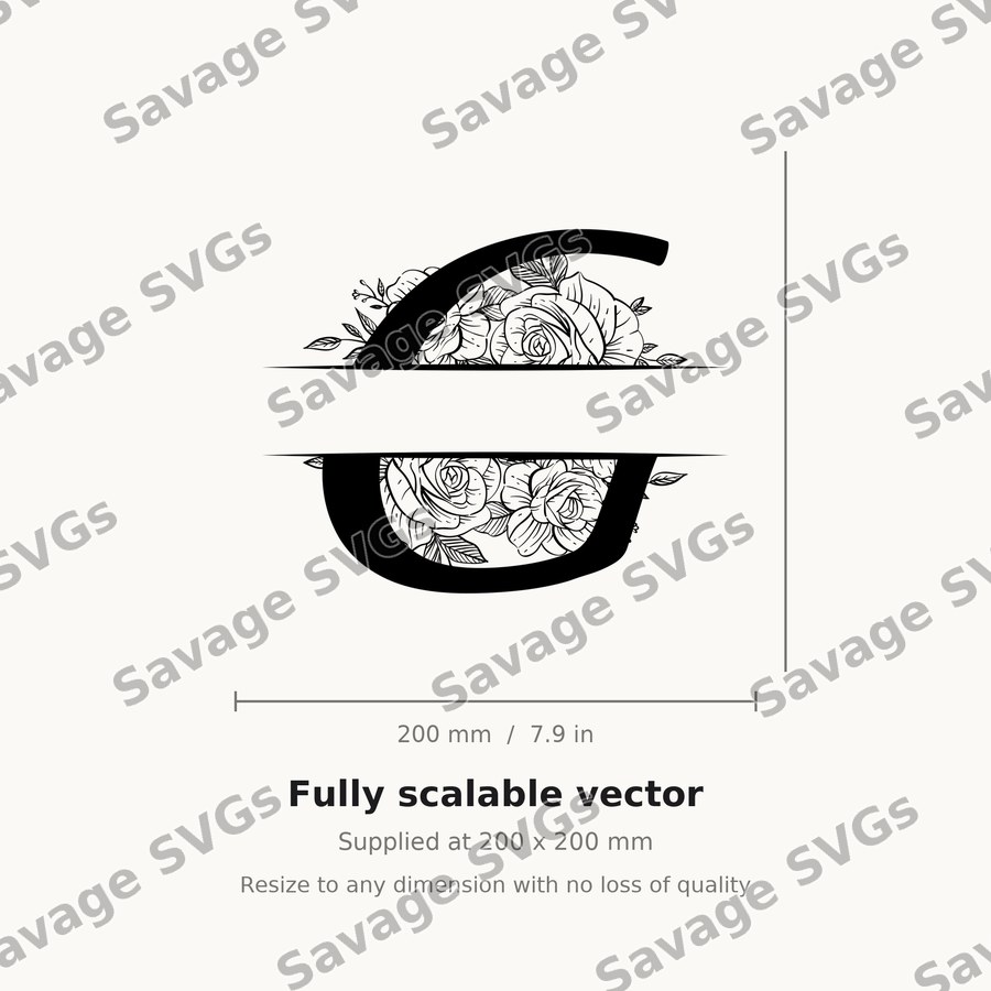 Split Monogram Spilt Letter 7 01