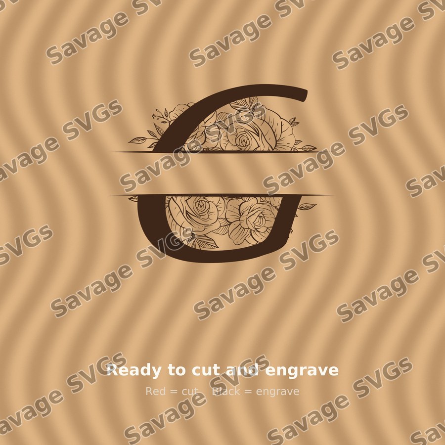 Split Monogram Spilt Letter 7 01
