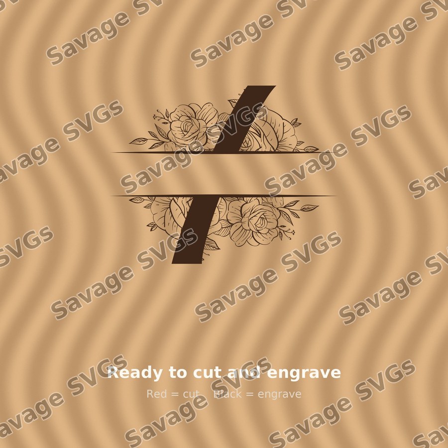 Split Monogram Spilt Letter 9 01
