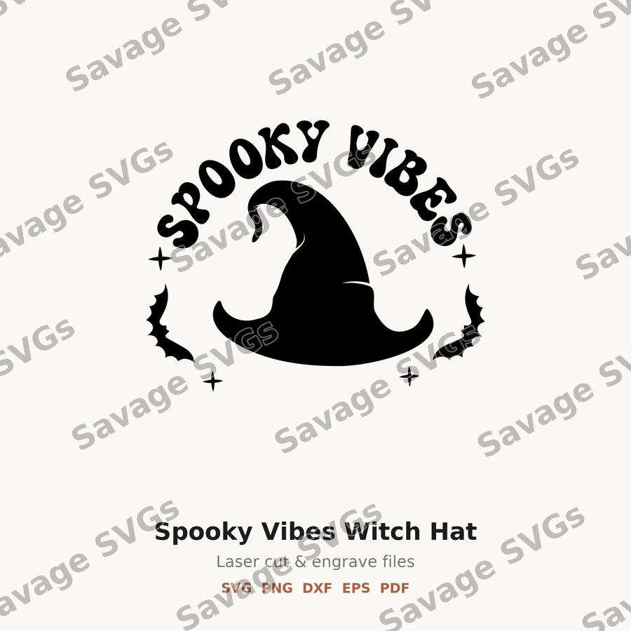 Spooky Vibes Witch Hat