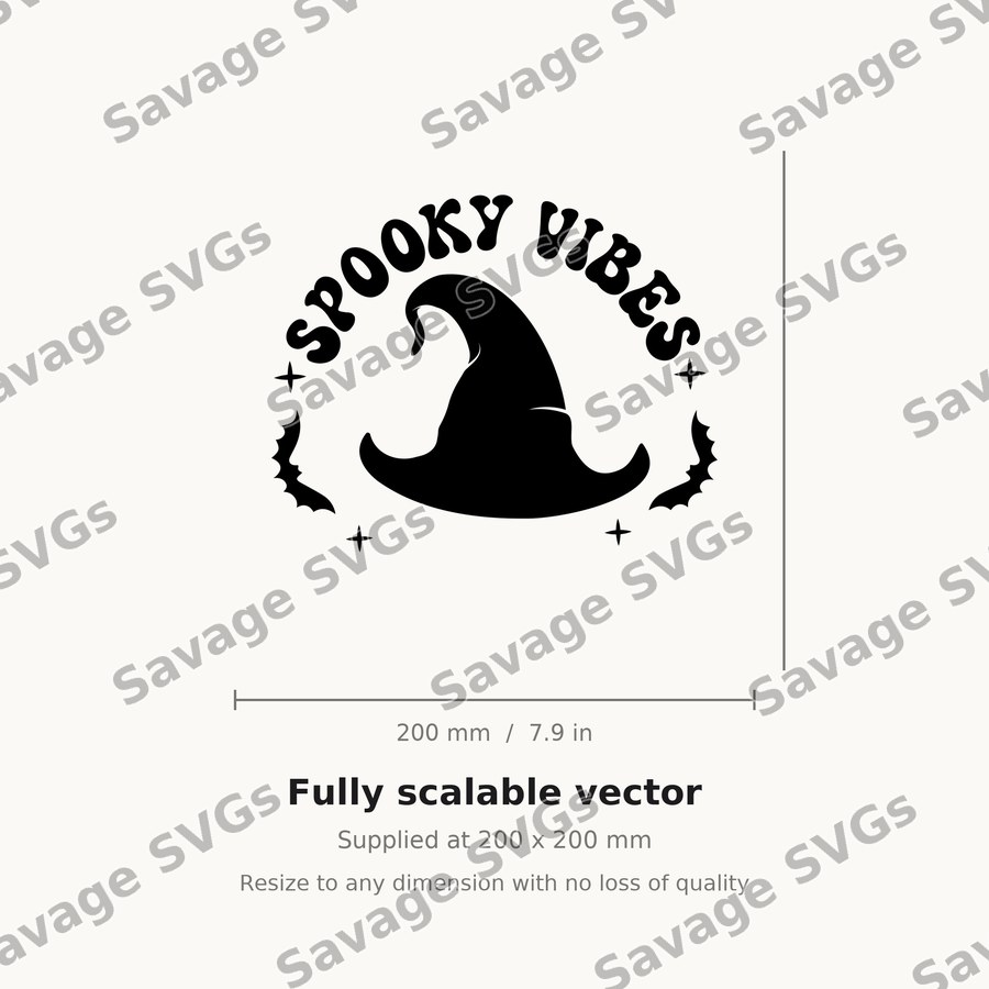 Spooky Vibes Witch Hat