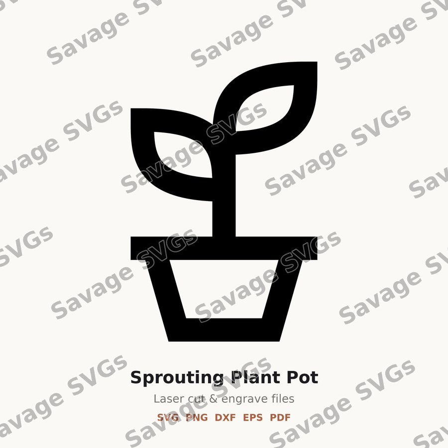 Sprouting Plant Pot