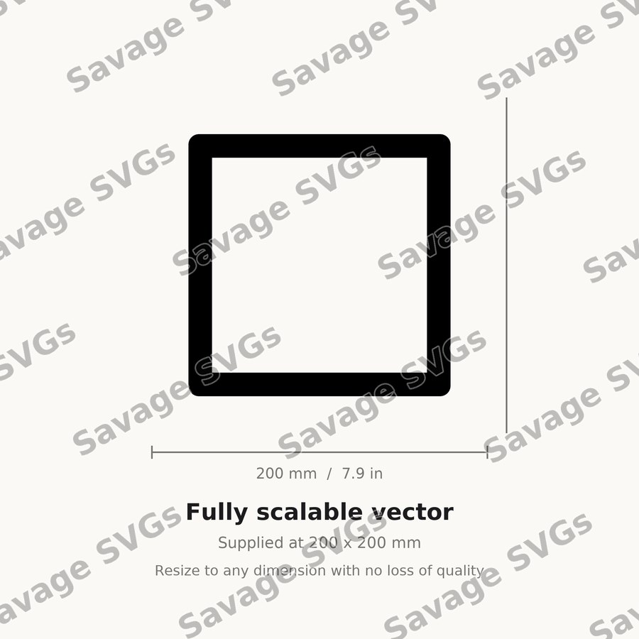 Square Frame Border