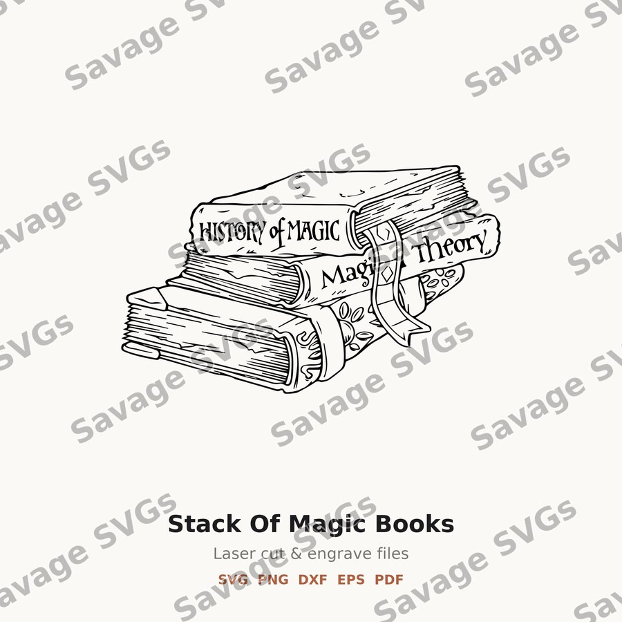 Stack Of Magic Books