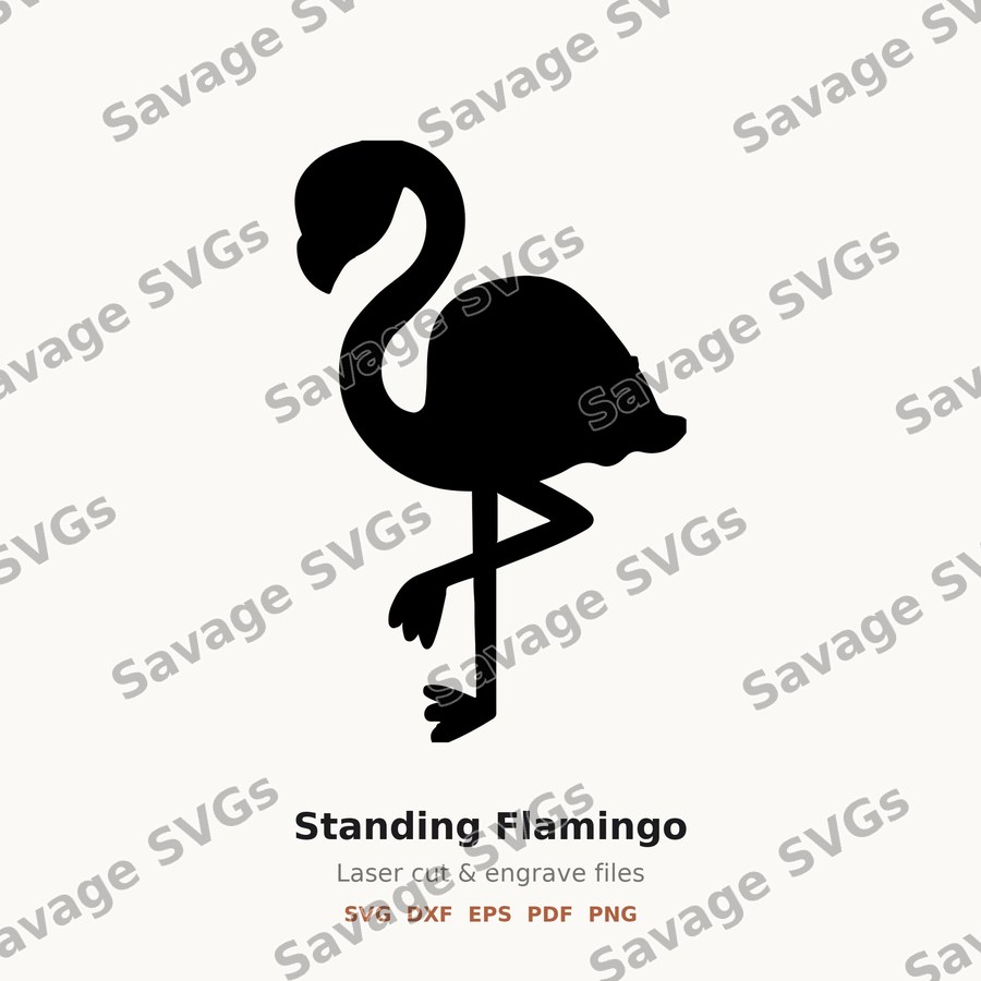Standing Flamingo