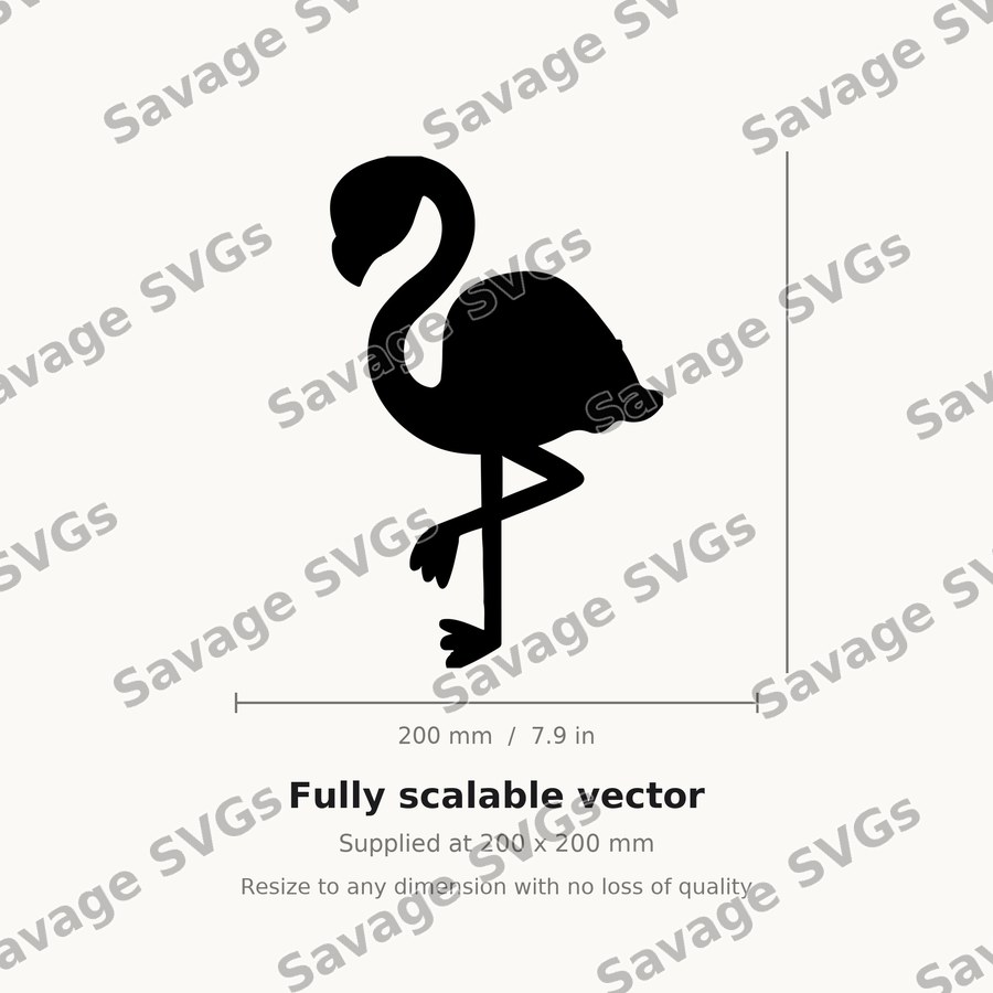 Standing Flamingo