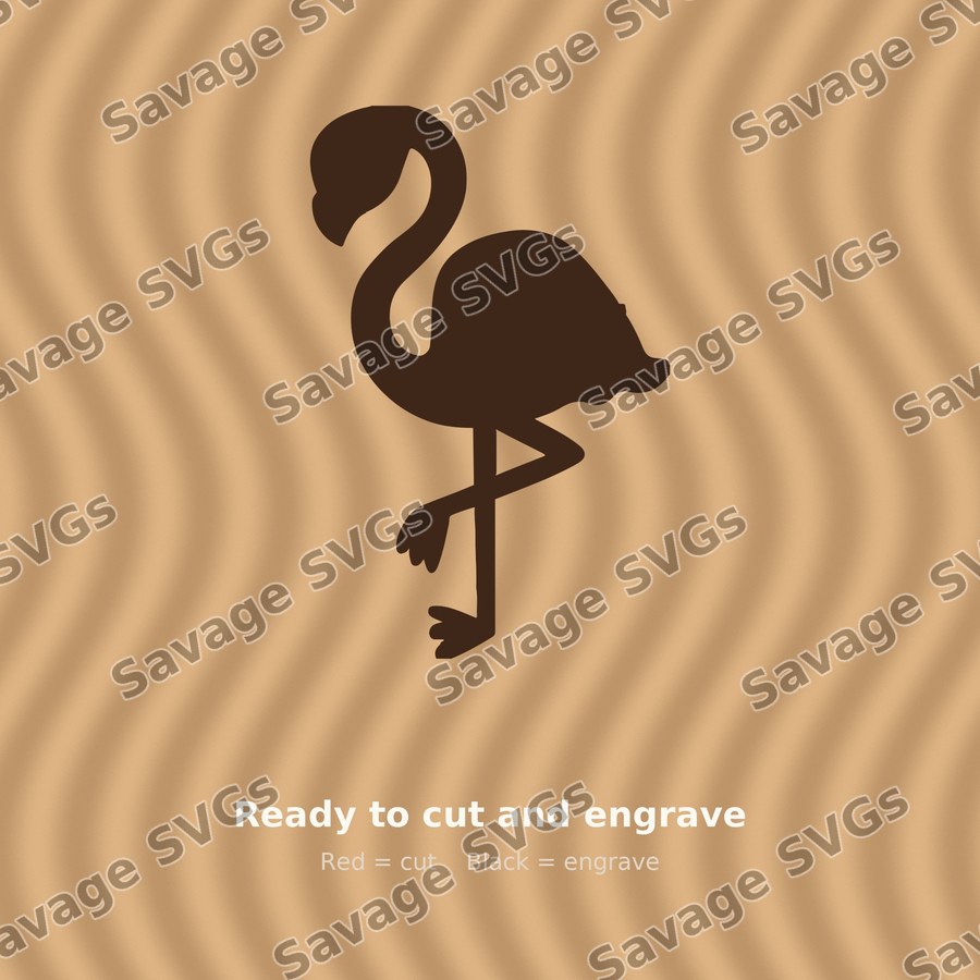 Standing Flamingo