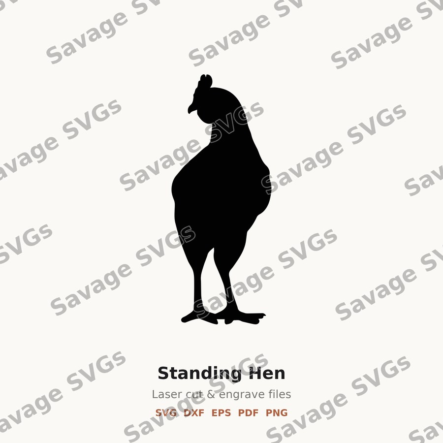 Standing Hen