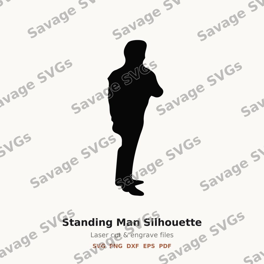Standing Man Silhouette
