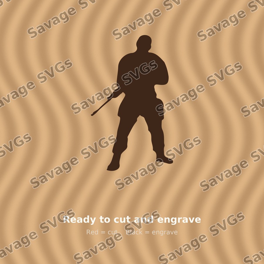 Standing Man Silhouette