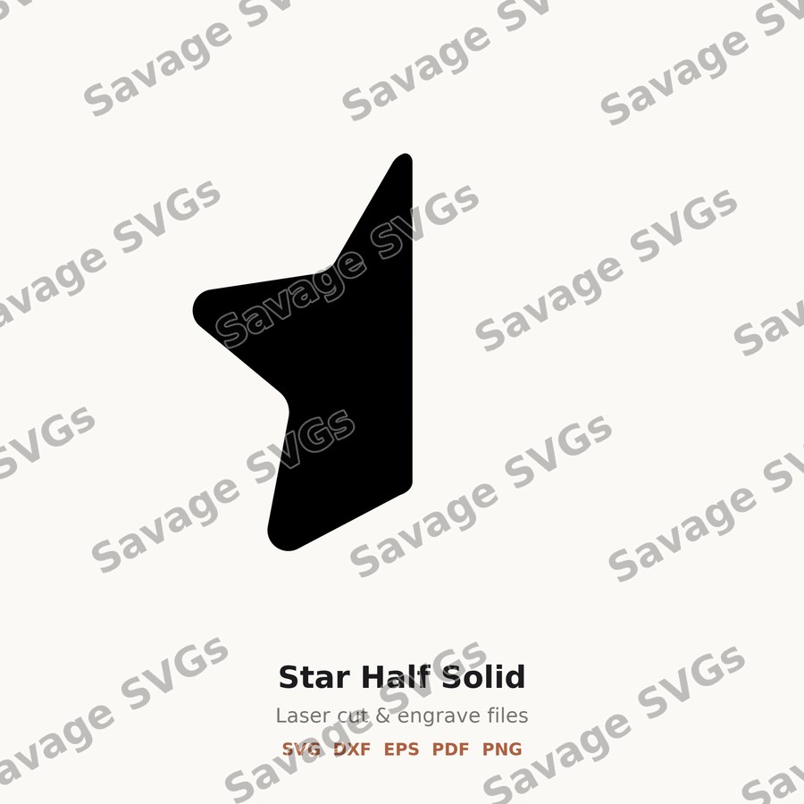 Star Half Solid