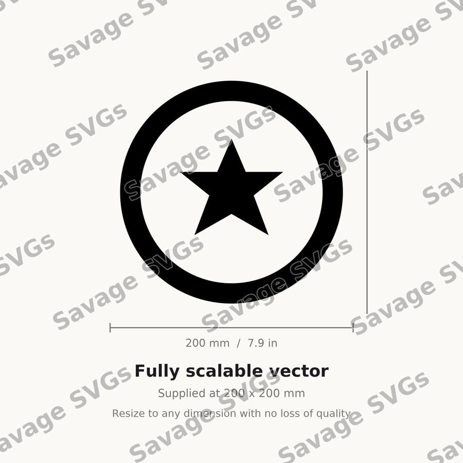Star In Circle