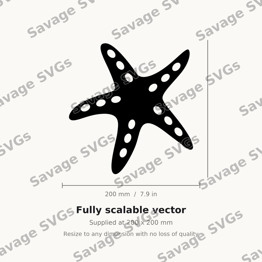 Starfish Silhouette