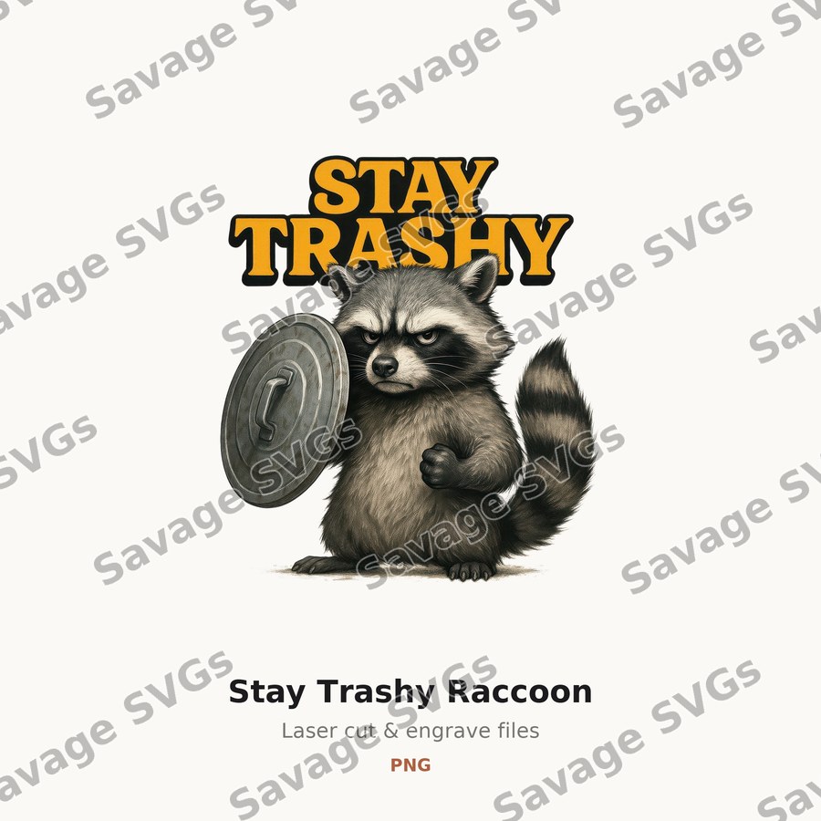 Stay Trashy Raccoon