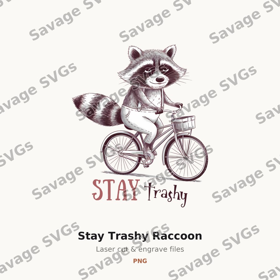 Stay Trashy Raccoon