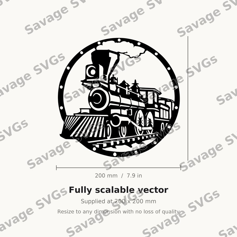 Steam Locomotive Circle