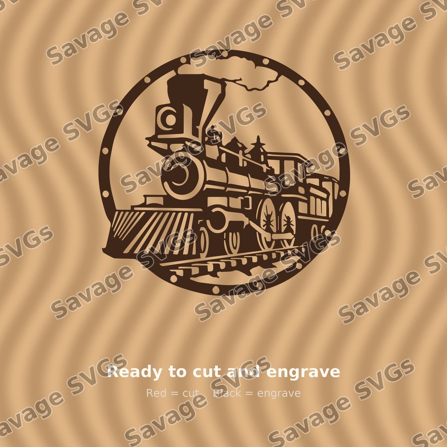 Steam Locomotive Circle