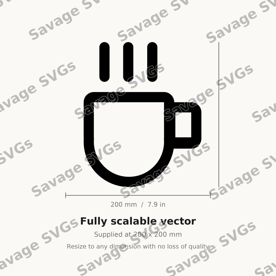 Steaming Coffee Cup
