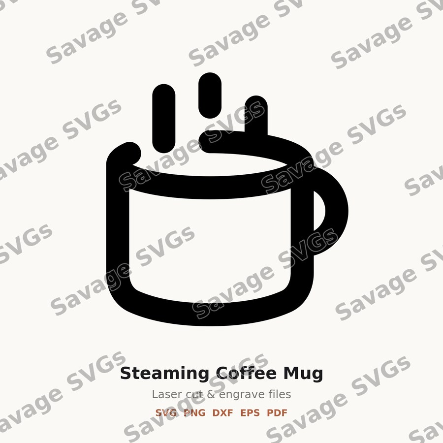 Steaming Coffee Mug