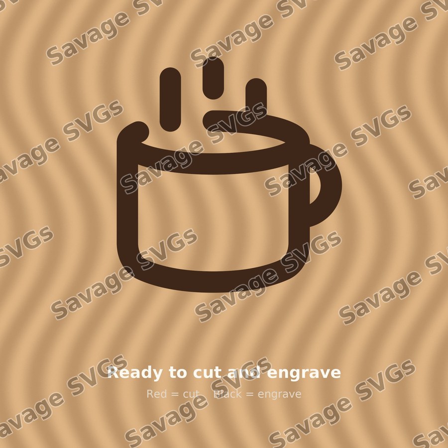 Steaming Coffee Mug