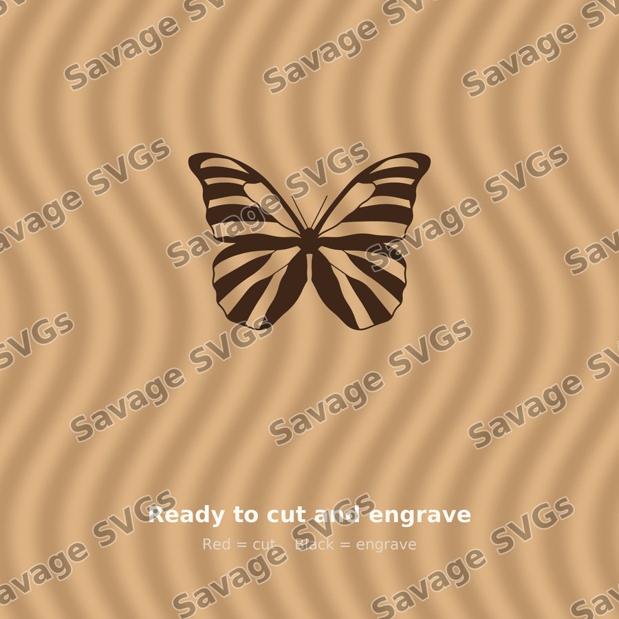 Striped Butterfly