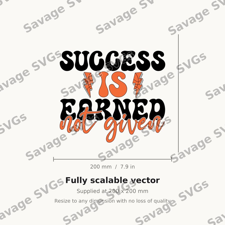 Success Is Earned