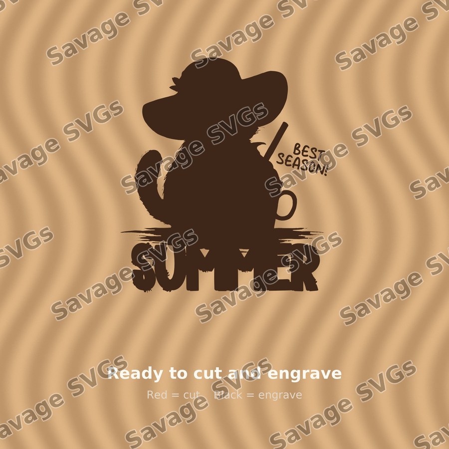 Summer Cat With Sundae