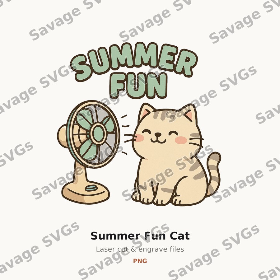 Summer Fun Cat