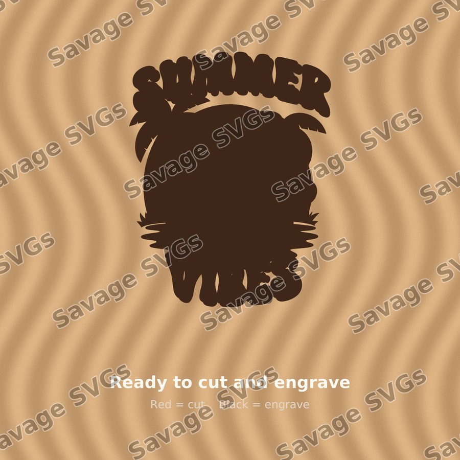 Summer Vibes Raccoon