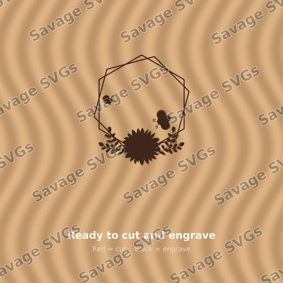 Sunflower Bee Wreath