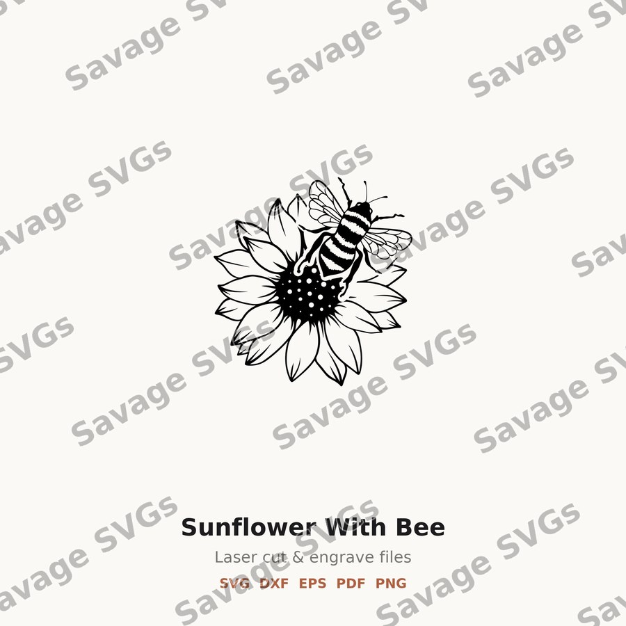 Sunflower With Bee