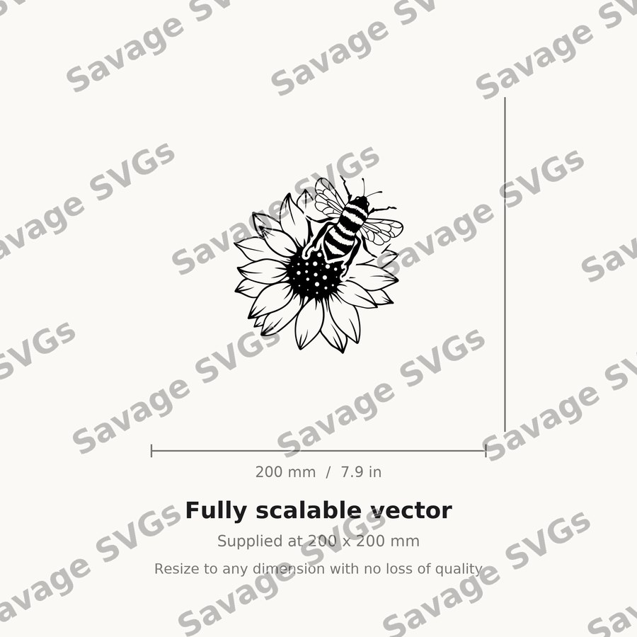 Sunflower With Bee