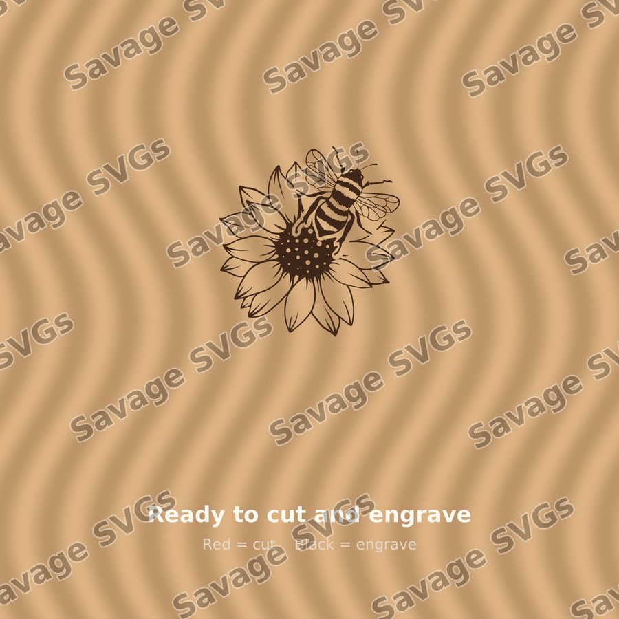 Sunflower With Bee
