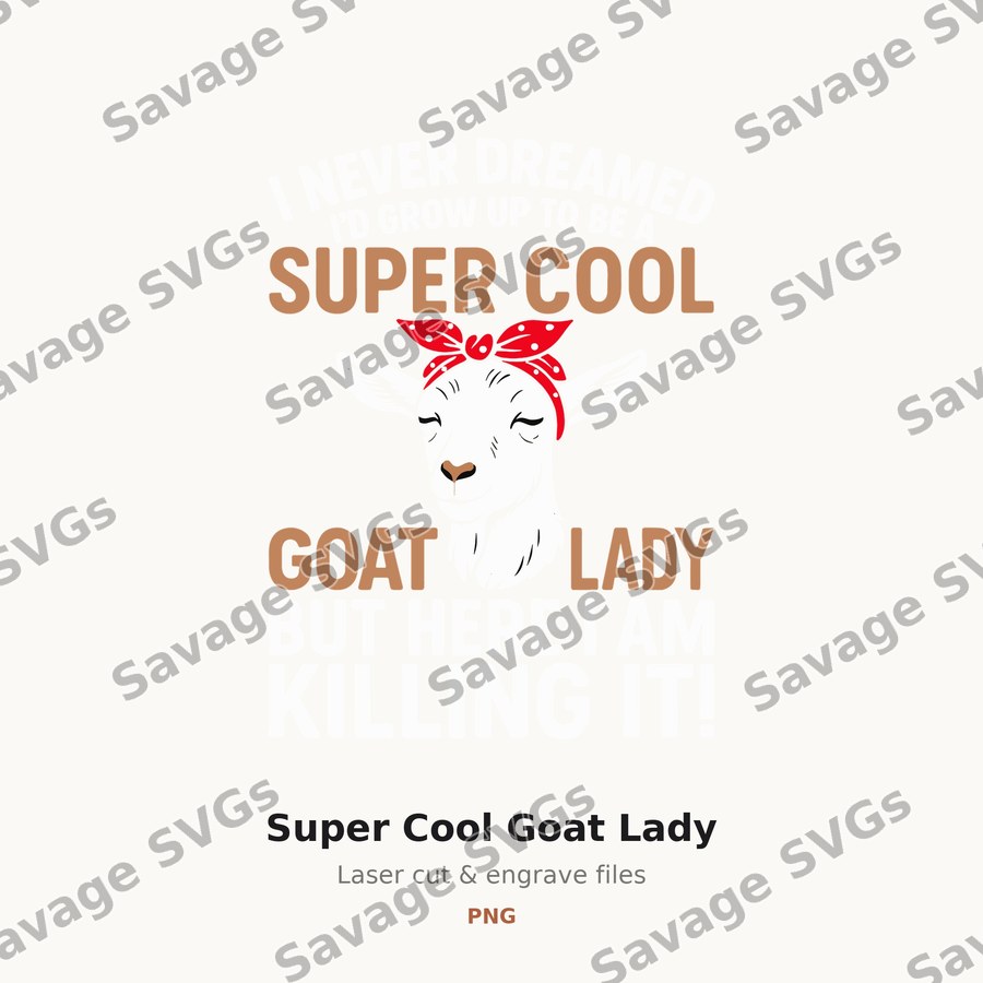 Super Cool Goat Lady