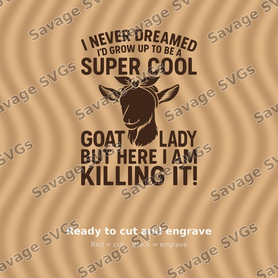 Super Cool Goat Lady